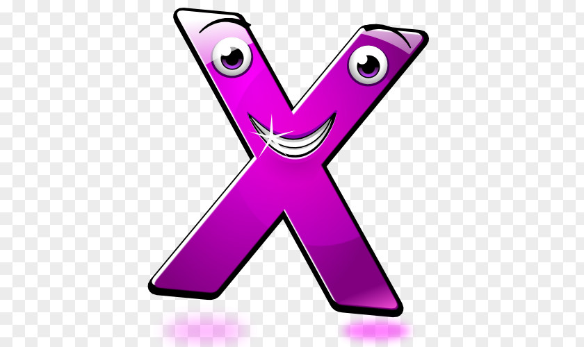 Letter X Emoticon Smiley Alphabet PNG