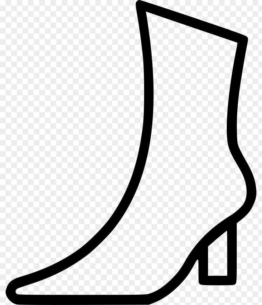 Line White Shoe Clip Art PNG
