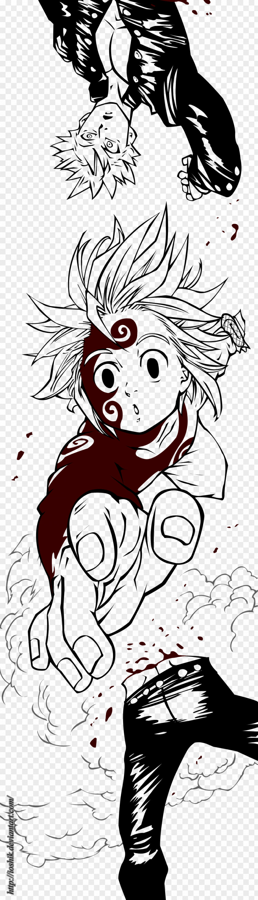 Meliodas The Seven Deadly Sins Art Drawing PNG