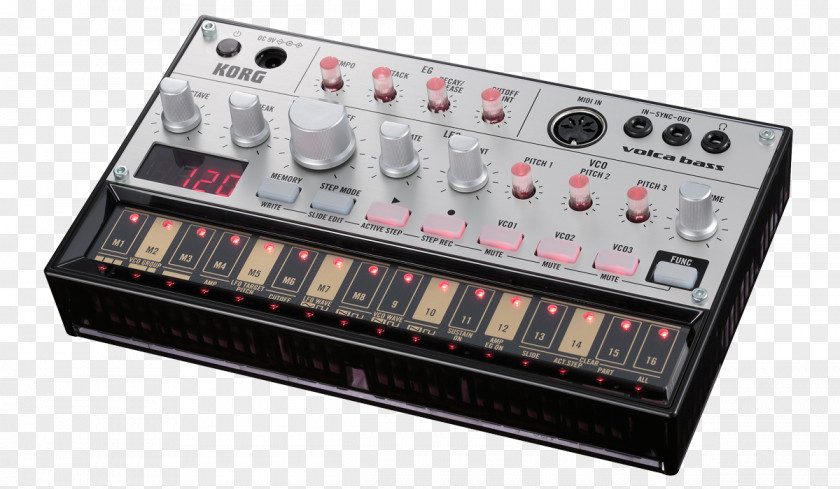 Mixer Sound Synthesizers Analog Synthesizer Drum Machine Korg Bassline PNG