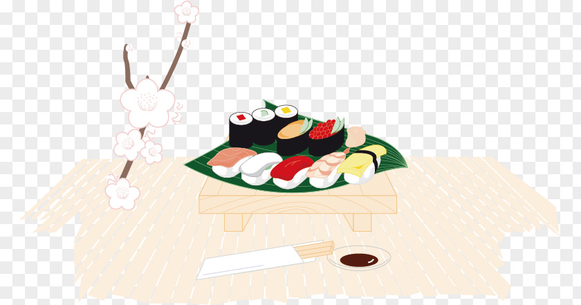 Vector Sushi Japanese Cuisine Sashimi Raw Foodism PNG