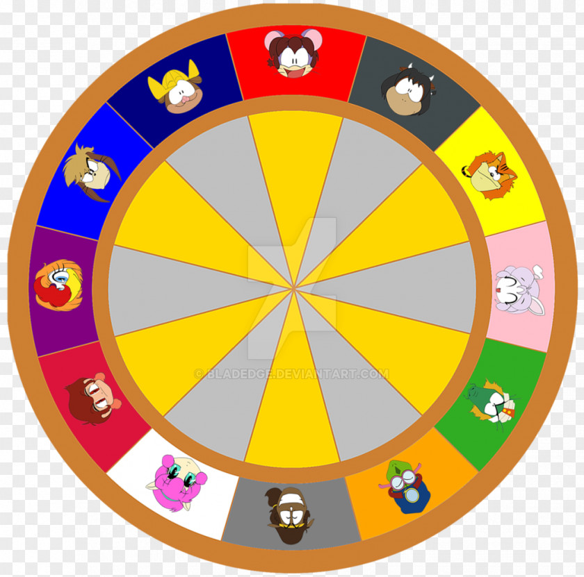 12 Zodiac Circle Point Recreation Darts Font PNG