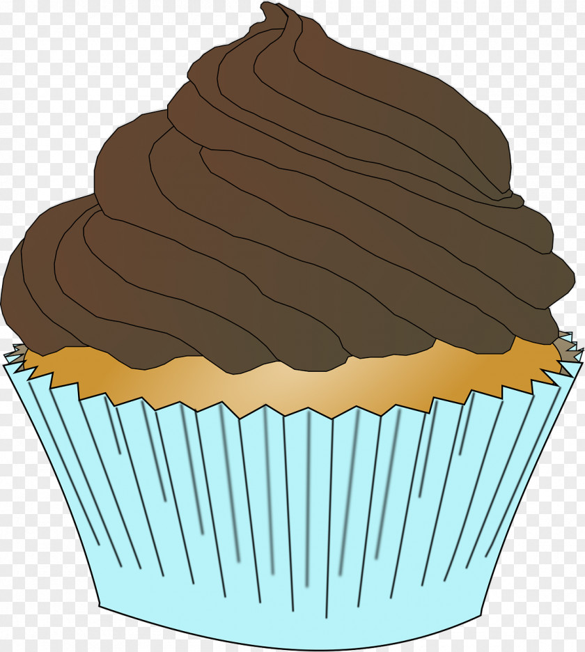 Chocolate Cake Cupcake Muffin Frosting & Icing White PNG
