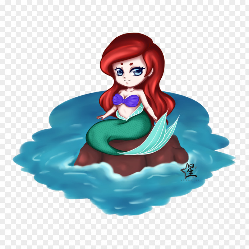 Mermaid Illustration Marine Mammal Figurine Microsoft Azure PNG