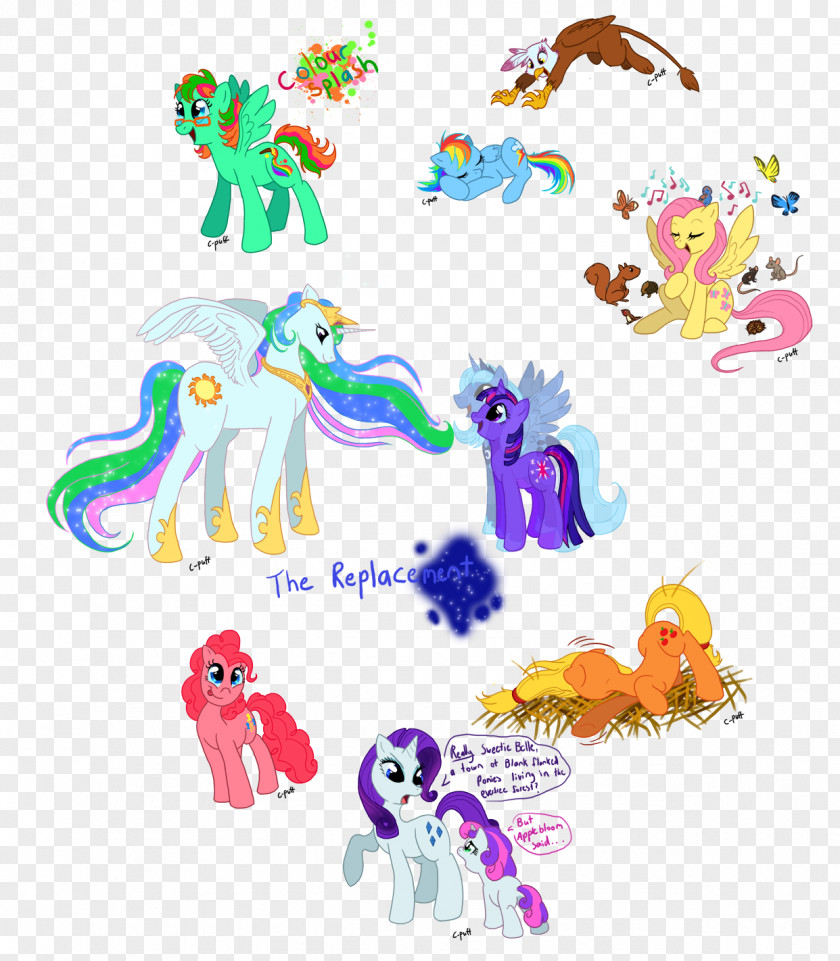 My Little Pony Applejack Rainbow Dash Fluttershy Rarity PNG