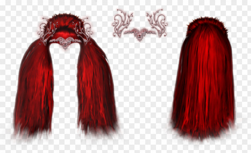 Queen Crown Red Hair Coloring Clip Art PNG