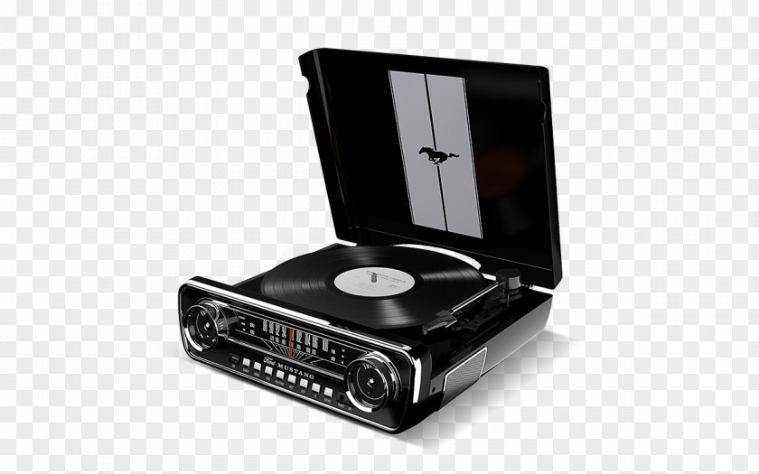 Turntable Ford Mustang Phonograph Record ION Audio PNG