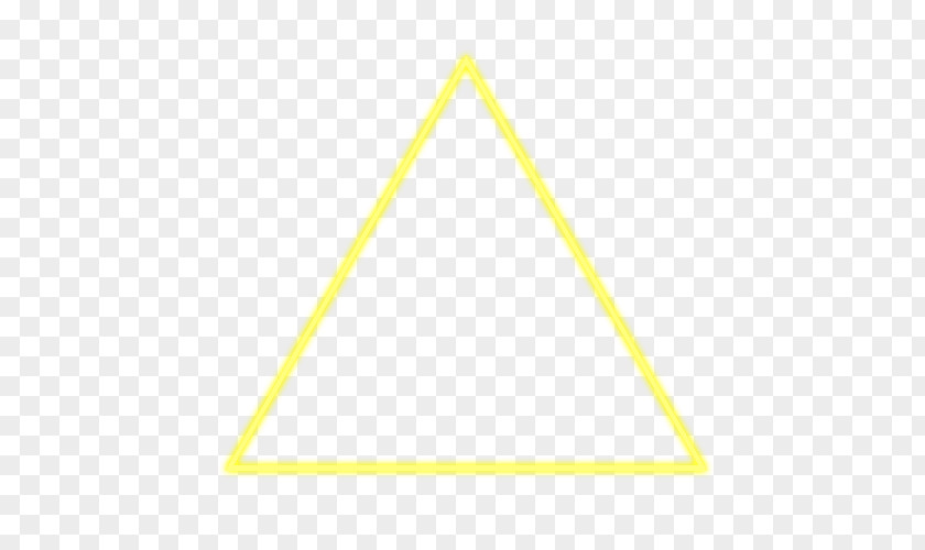 Yellow Triangle Paper Area Pattern PNG