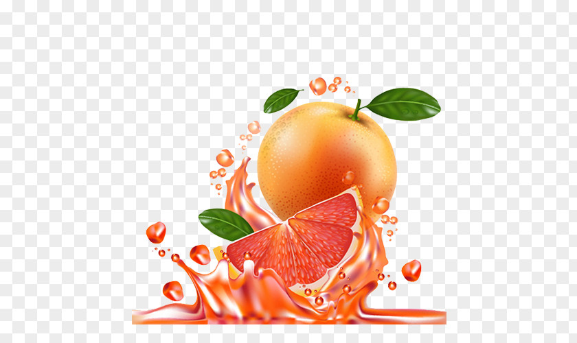Fruit Grapefruit Picture Juice Green Tea Drink PNG