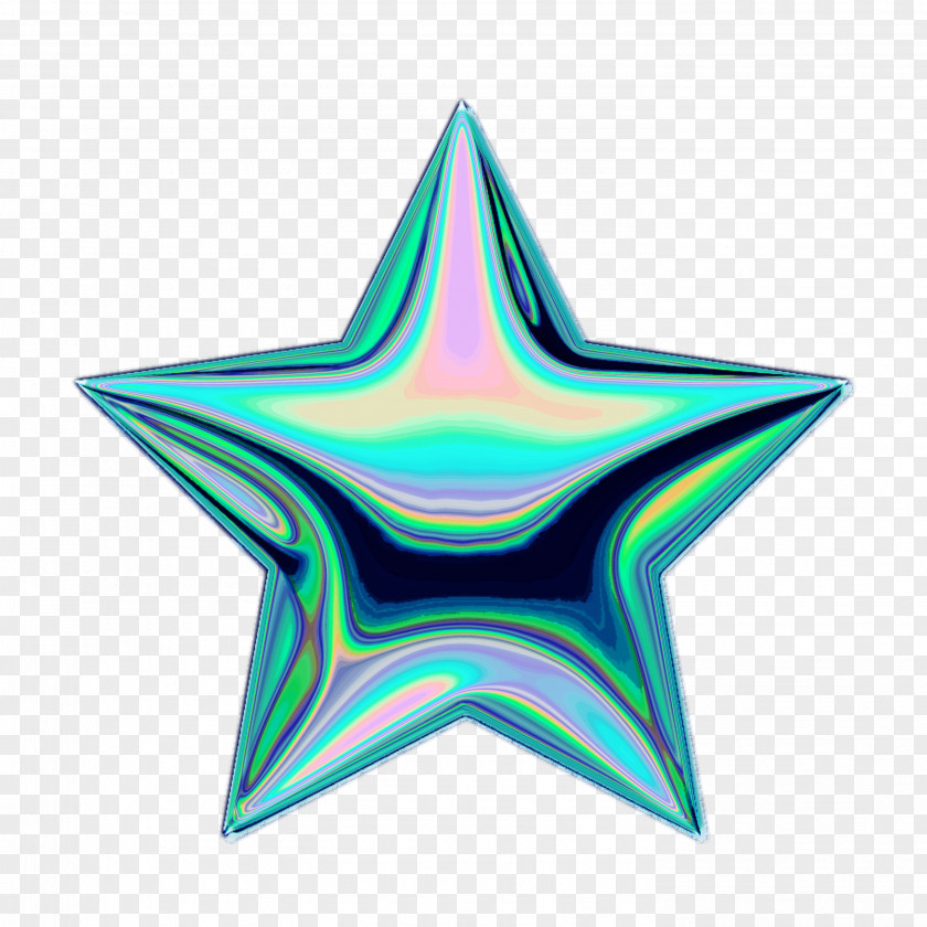 Star Guess The Emoji Sticker Vaporwave PNG