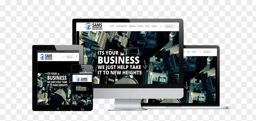 Web Design Development Responsive Sams Contracting Consulting And Training LLC PNG