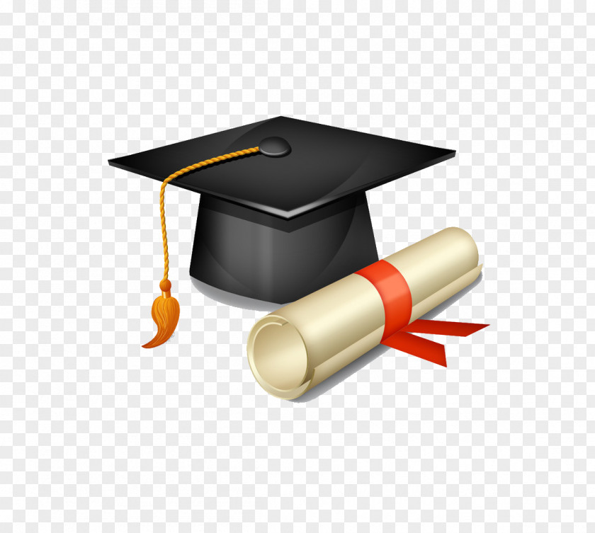 Bachelor Of Cap And Diploma Square Academic Graduation Ceremony Hat Clip Art PNG