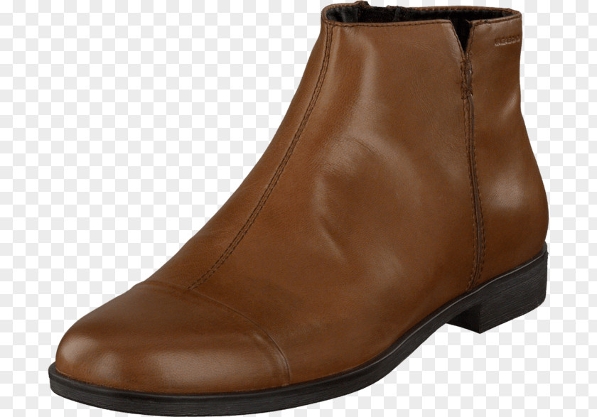 Boot Brown Caramel Color Leather Shoe PNG