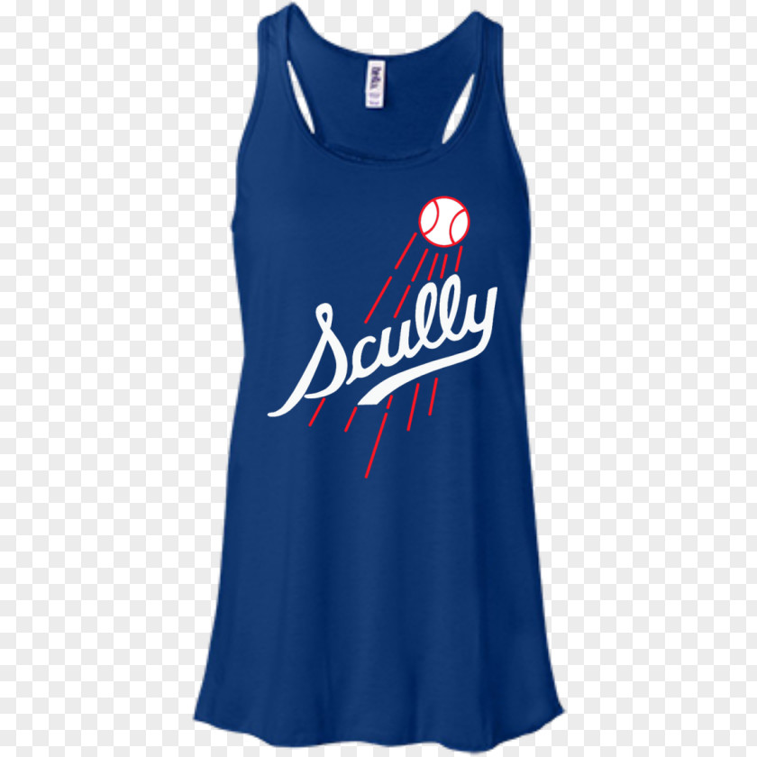 Los Angeles Dodgers T-shirt Hoodie Top Sleeveless Shirt Clothing PNG