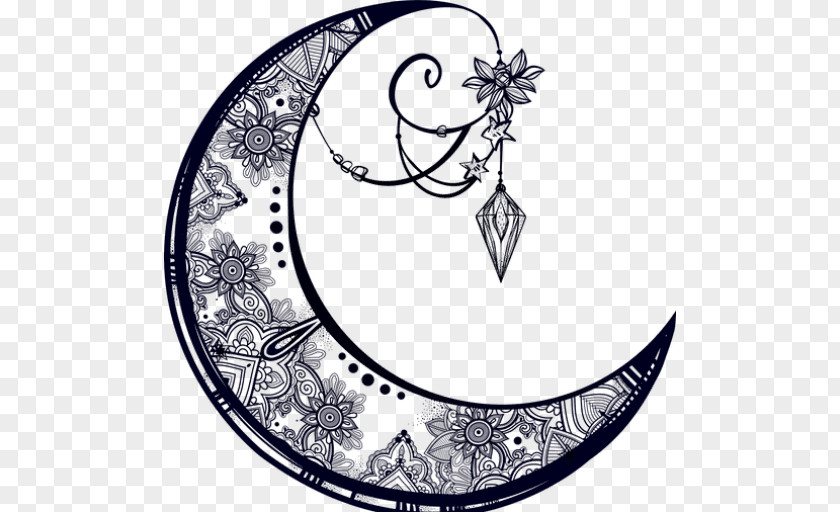 Moon Drawing Sketch PNG