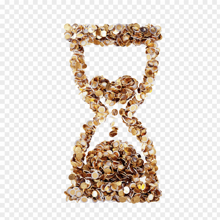 Retro Hourglass Money Time Photography PNG