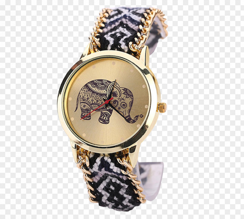 Watch Quartz Clock Elephantidae Woman Dial PNG