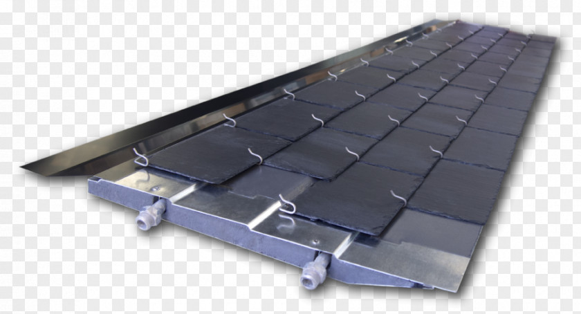 Slate Roof Solar Panels Facade Innovation PNG