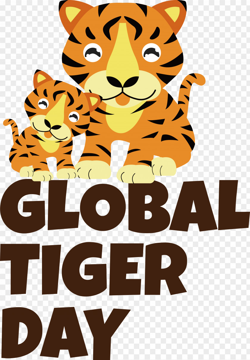 Tiger Vector Drawing Cartoon PNG