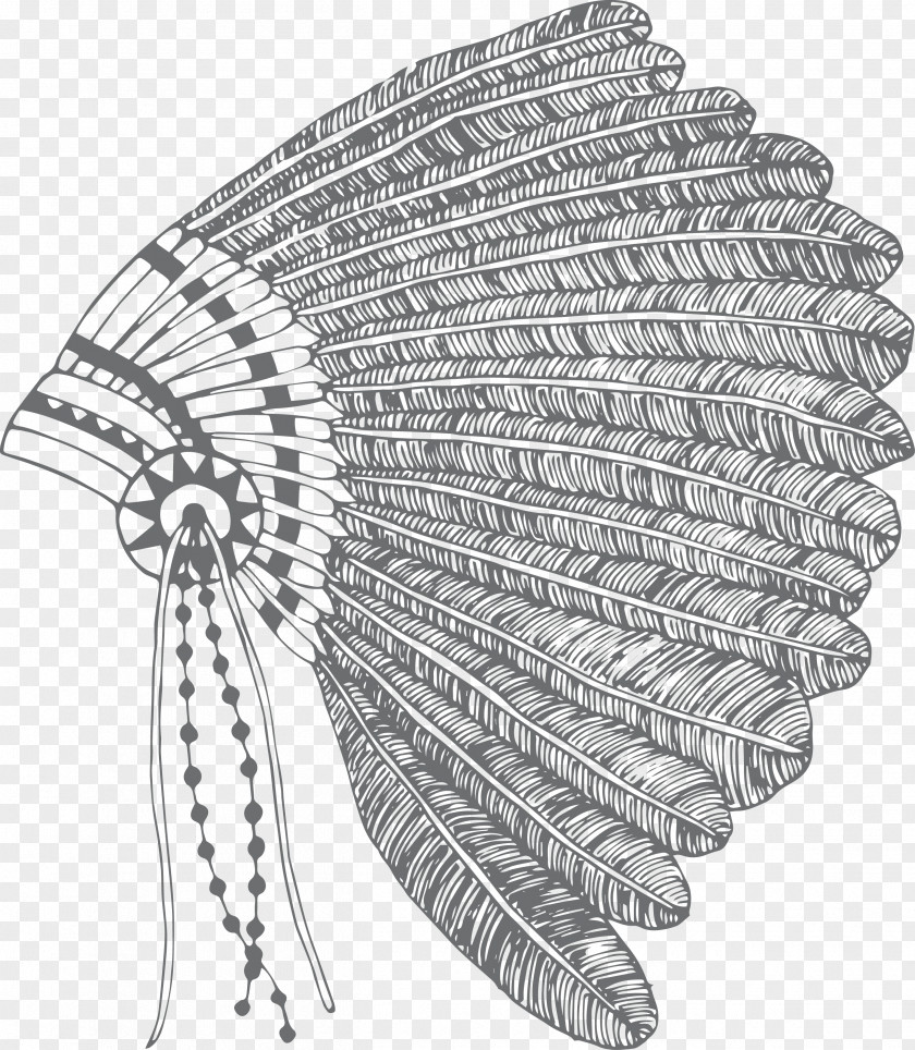 Vector Feather Hat Artwork Emirates Indigenous Peoples Of The Americas War Bonnet Illustration PNG