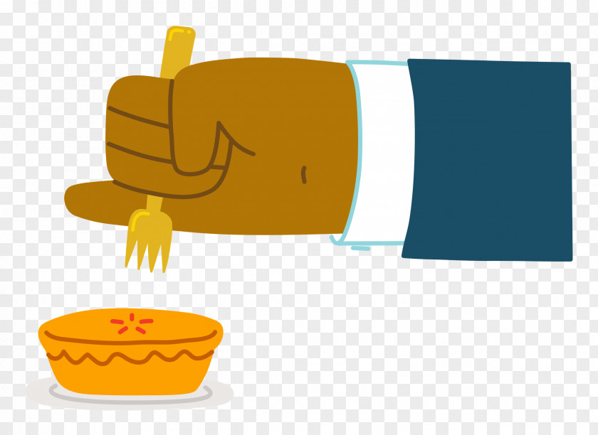 Hand Holding Pie PNG