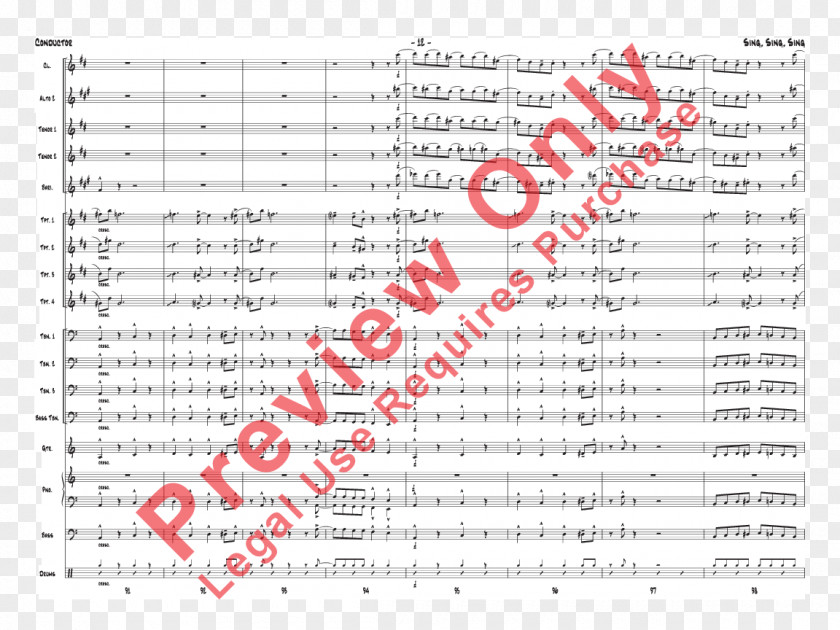 Sheet Music Gordon Goodwin's Big Phat Band Trumpet It's Not Polite To Point PNG to Point, sharp pepper clipart PNG
