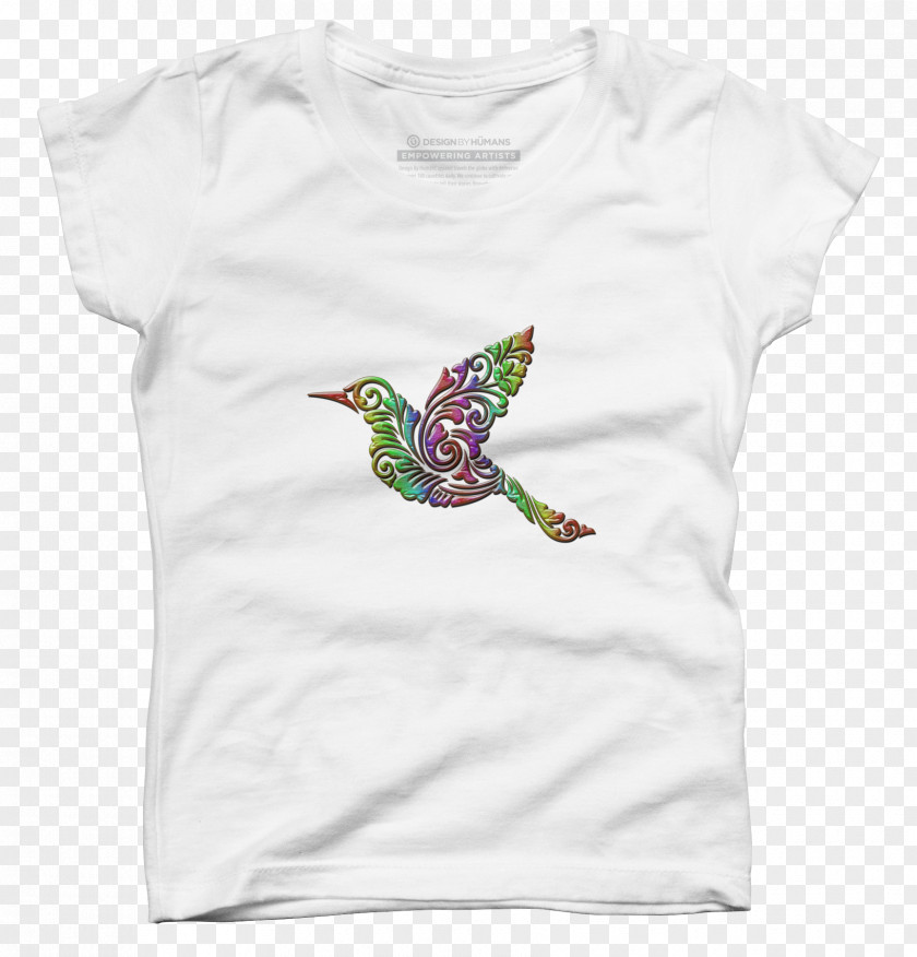 T-shirt Decorative Pattern Design By Humans Sleeve Purple Neck PNG