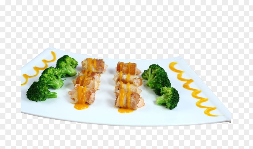 Bacon Shrimp Roll Japanese Cuisine Meatloaf Caridea PNG