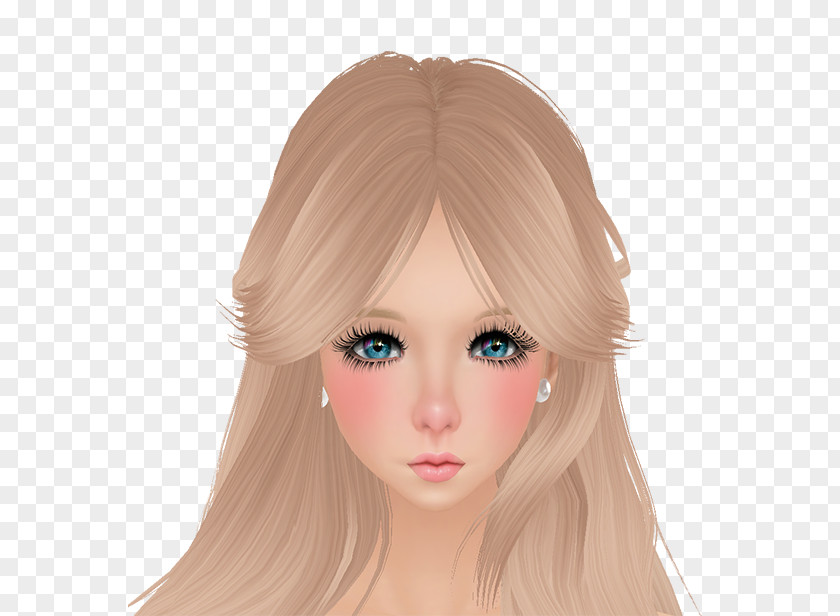Barbie Forehead Eyebrow Eyelash Cheek PNG