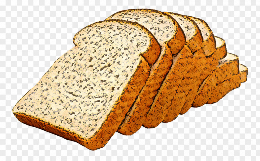 Sliced Bread Food Graham Loaf PNG
