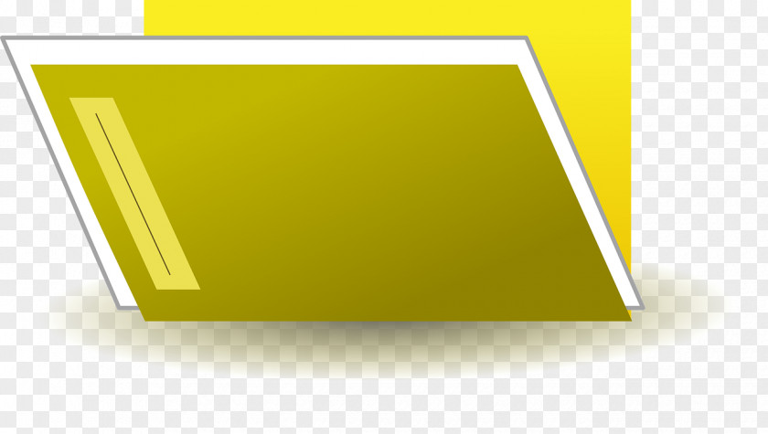 Yellow Folder Directory Clip Art PNG