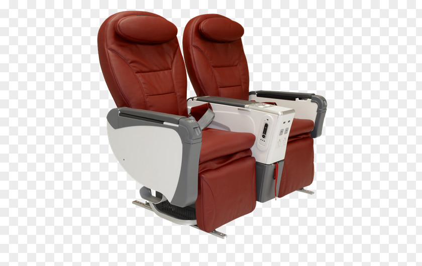Airplane Seat Recliner Massage Chair Car Product Design Automotive Seats PNG