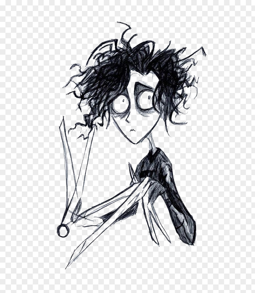 Art Of Tim Burton Jack Skellington The Drawing Sketch PNG