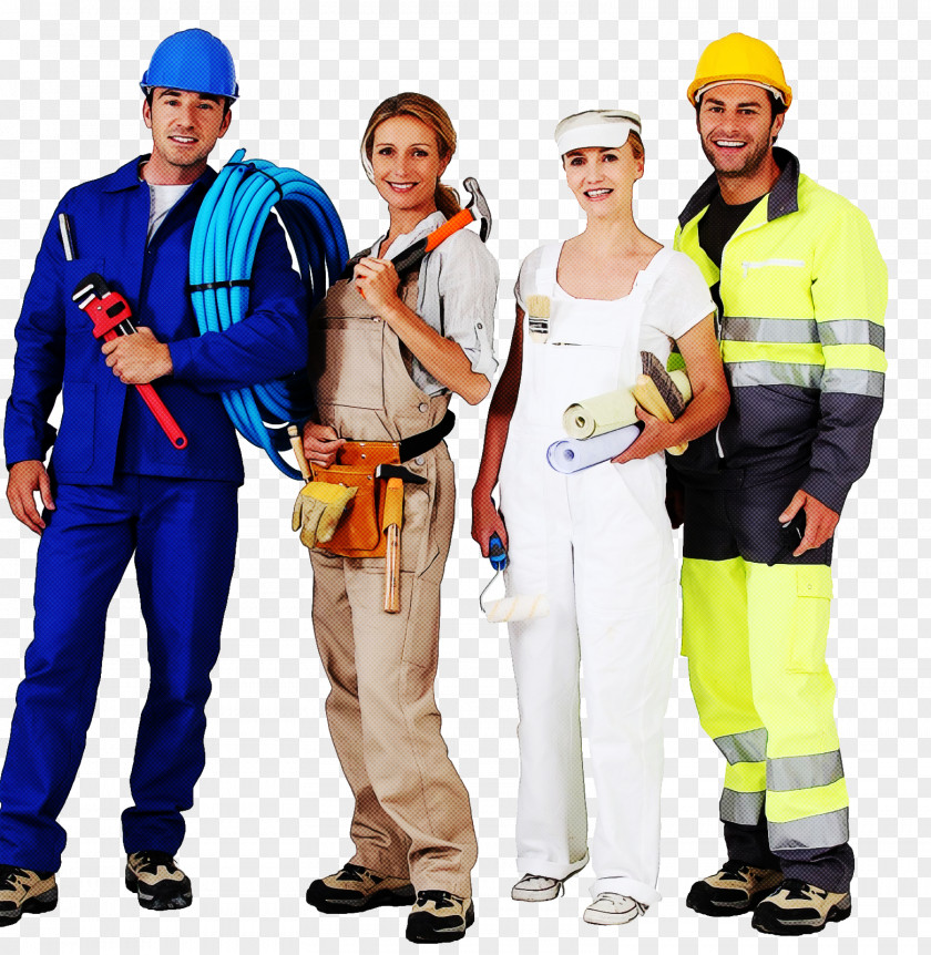 Engineer Job Blue-collar Worker Personal Protective Equipment Construction High-visibility Clothing Workwear PNG