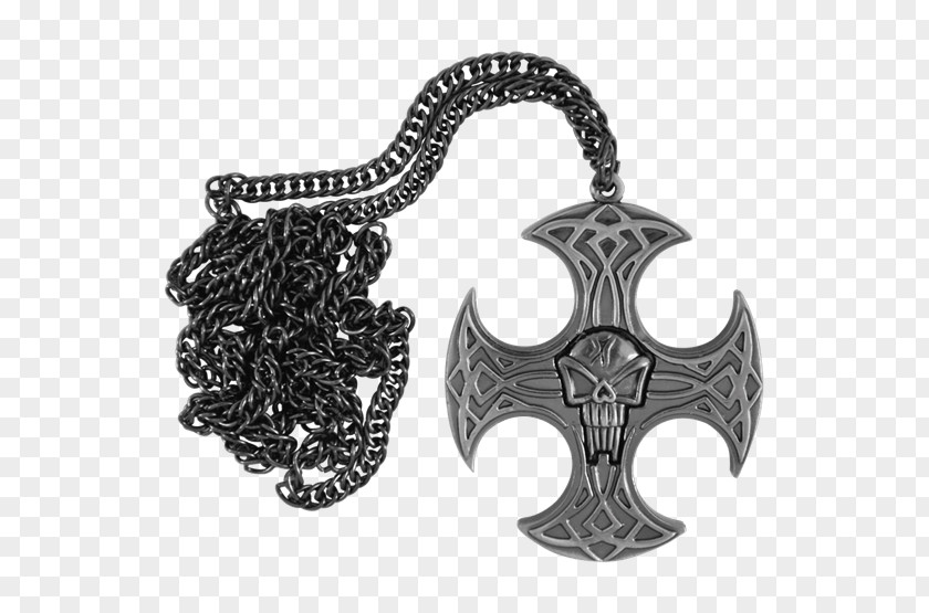 Necklace Cross Knife Jewellery PNG