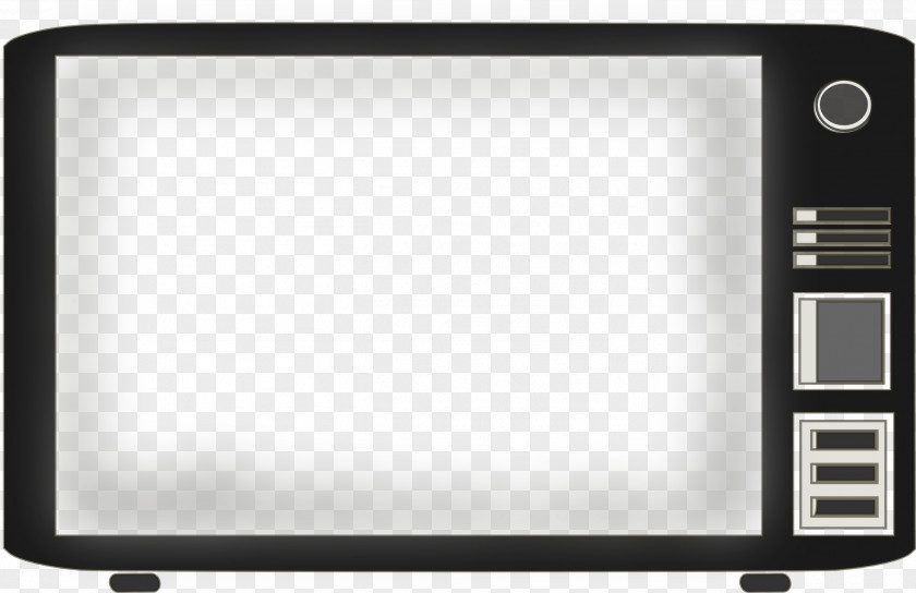 Retro Frame Material Library Vector Image Television Show Flat Panel Display Set PNG
