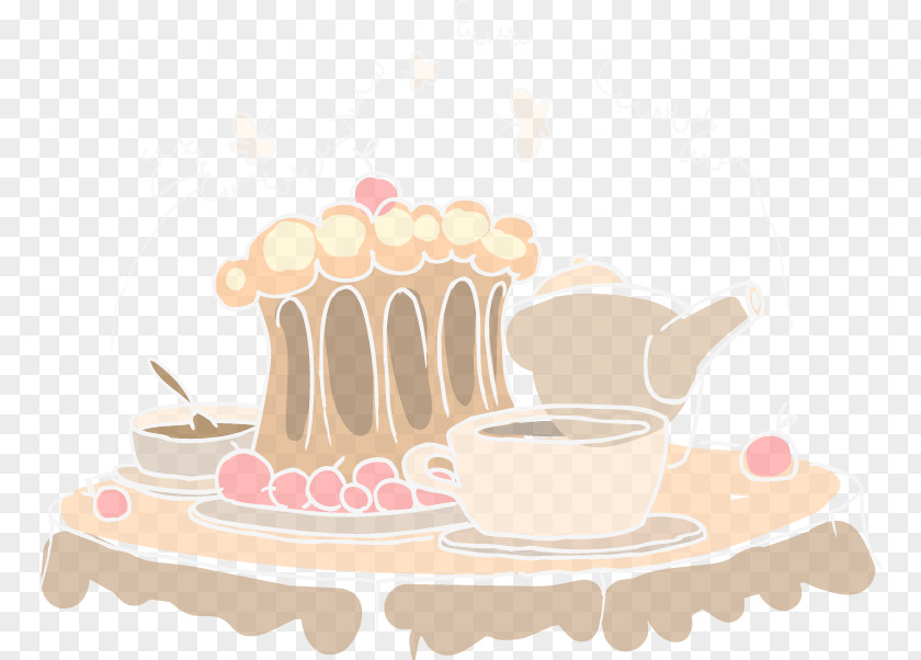 Vector Tea And Dessert Coffee Dim Sum Torte PNG