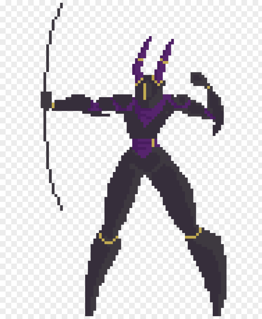 Animation Pixel Art Archer PNG