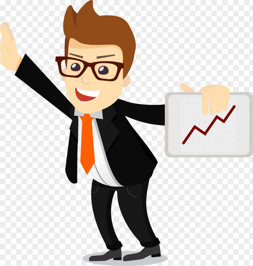 Business Salesman Cartoon Employee Benefits Company Management Organization PNG
