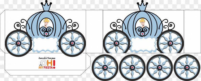 Carriage Cinderella Party Cart PNG