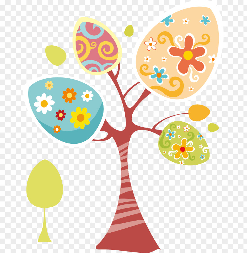Cartoon Tree Material Holy Week Happiness Easter Lent Ash Wednesday PNG