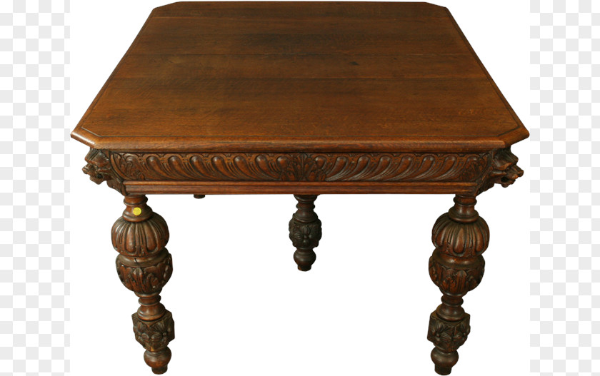 Table Refectory Antique Furniture PNG