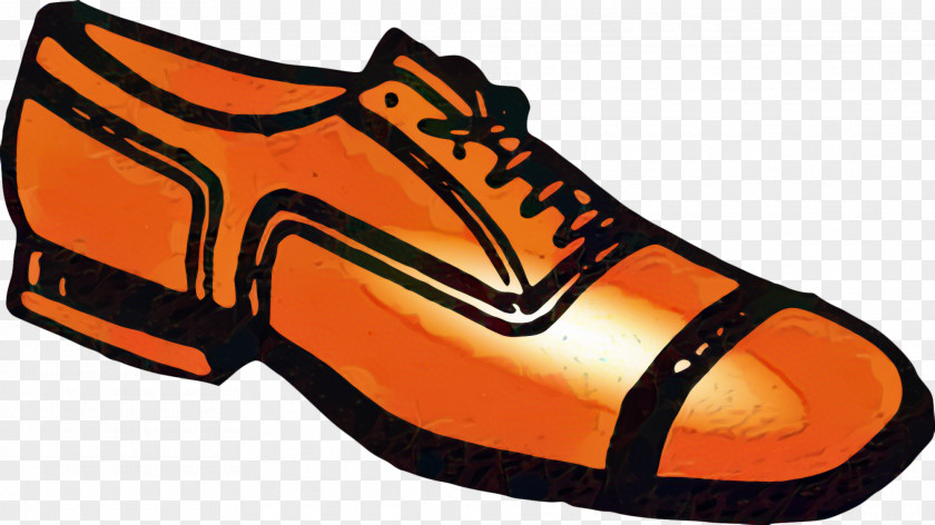 Walking Shoe Athletic Orange Background PNG