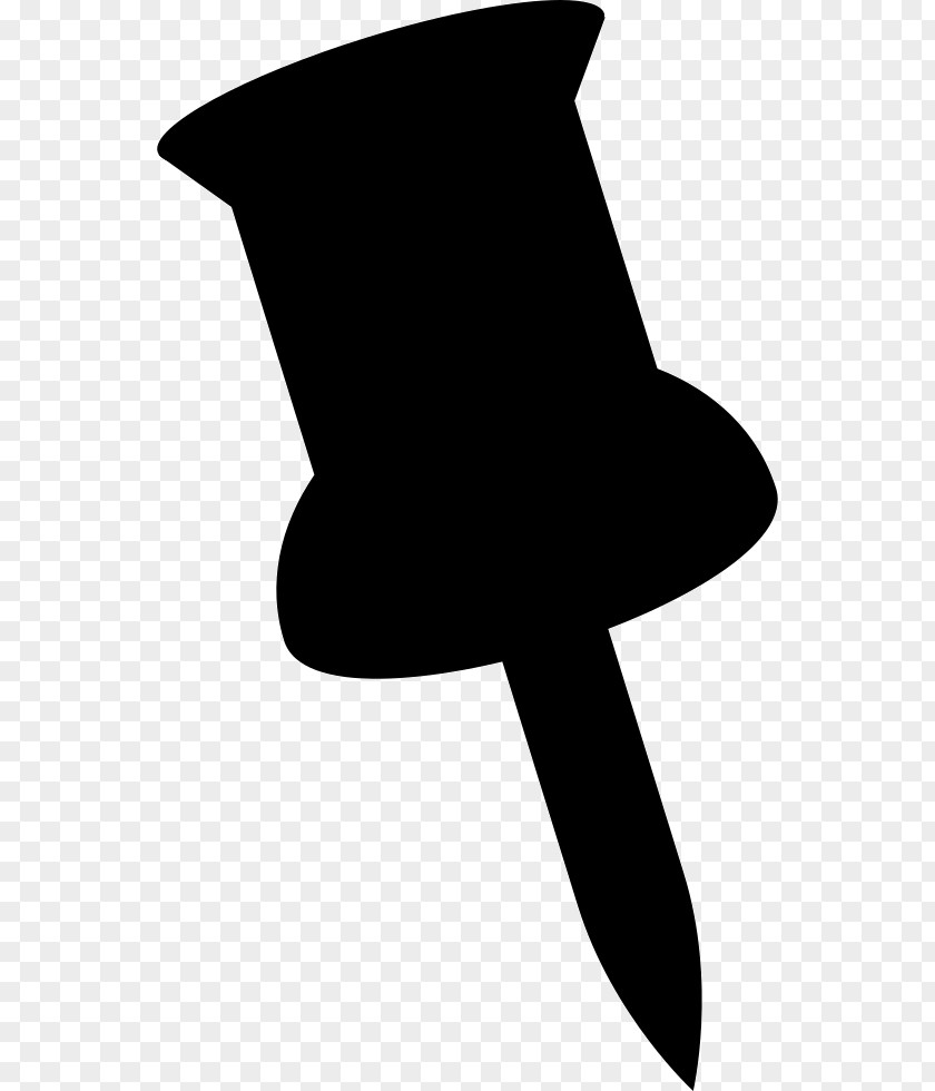 Black Pin Fashion Headgear Clip Art PNG