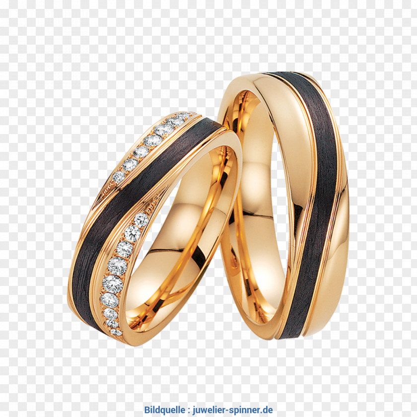 J. Fischer & Sohn KG Wedding Ring Gold JewelleryRing Rings PNG