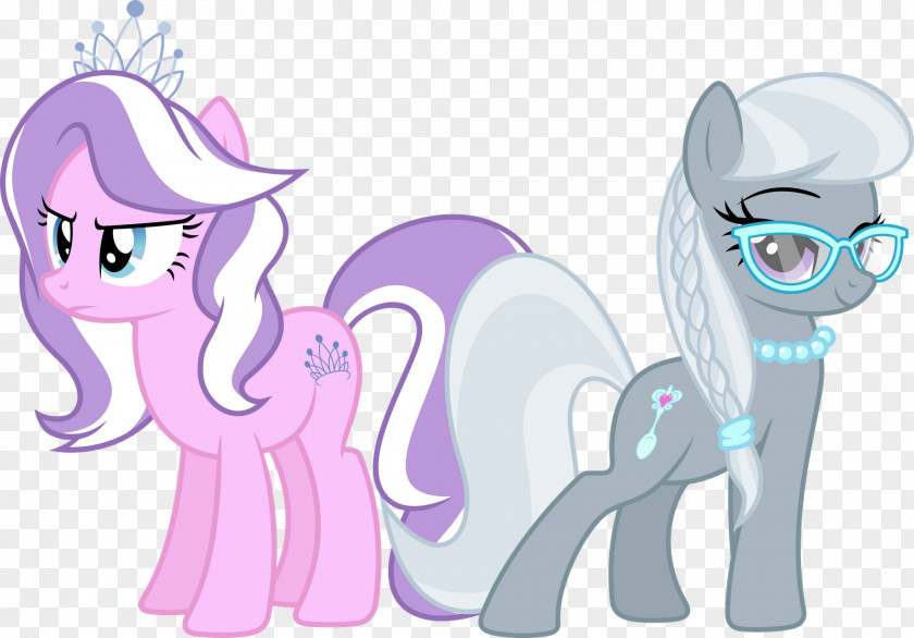 Mature Mom Pony Diamond Tiara Derpy Hooves Equestria Daily PNG
