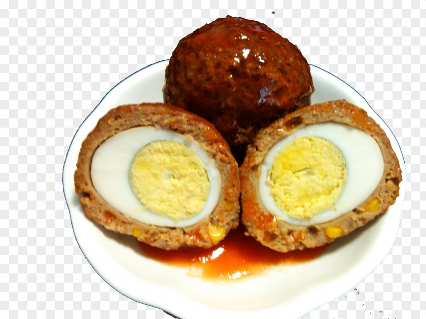 Meat Ball With Soy Sauce Lions Head Meatball Scotch Egg Chinese Cuisine PNG