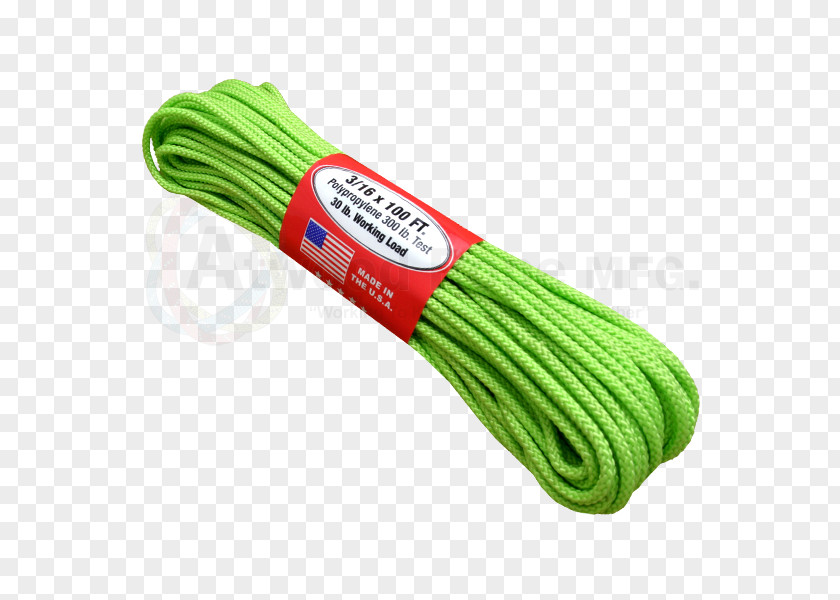 Rope Green Braid Parachute Cord Black PNG