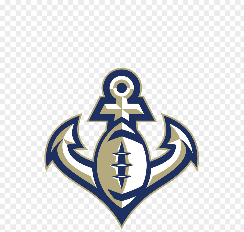 Anchor Emblem American Football Background PNG