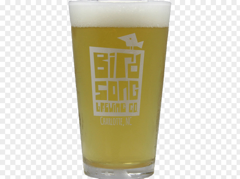 Beer Birdsong Brewing Co. Lager Ale Pint Glass PNG